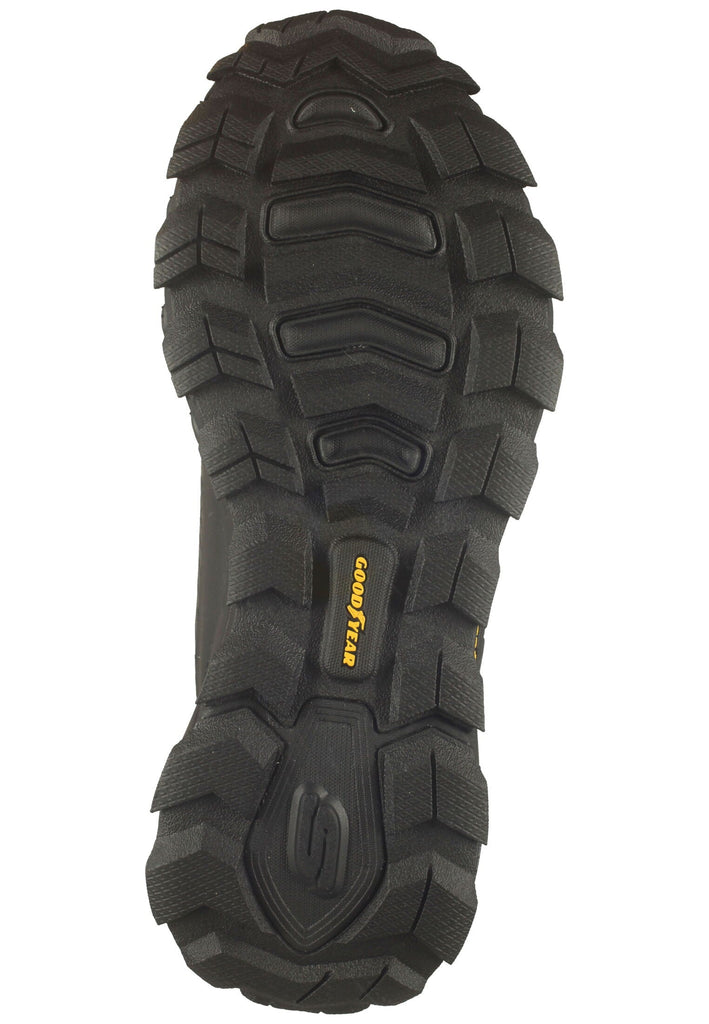 Skechers Sneaker Lederimitat/Mesh Schwarz