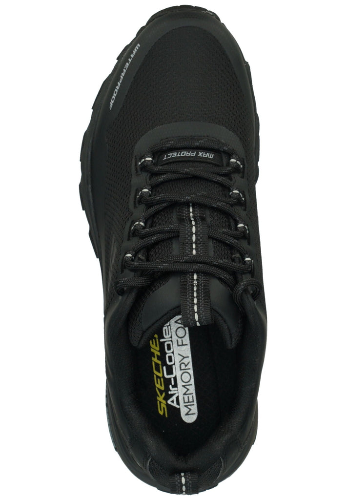 Skechers Sneaker Lederimitat/Mesh Schwarz
