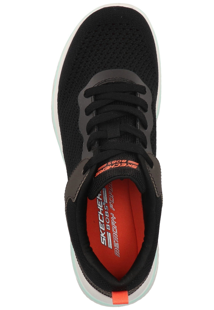 Skechers Sneaker Lederimitat/Mesh Schwarz