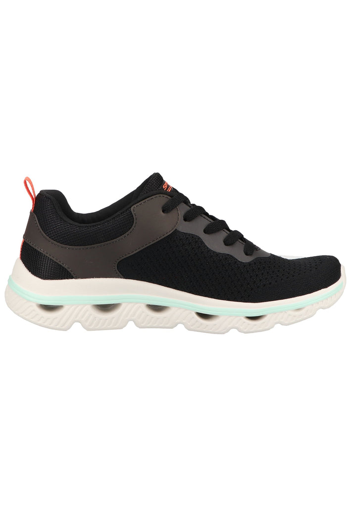 Skechers Sneaker Lederimitat/Mesh Schwarz