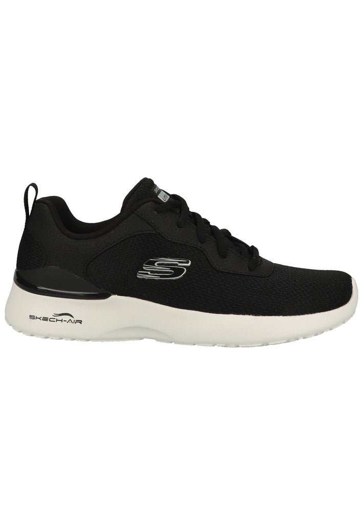 Skechers Sneaker Lederimitat/Mesh Schwarz
