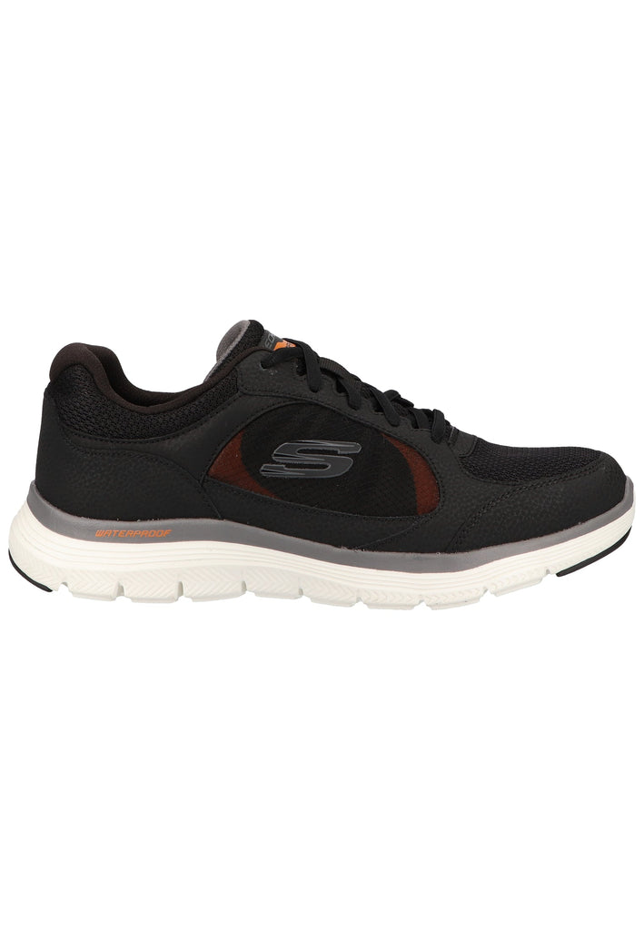 Skechers Sneaker Lederimitat/Mesh Schwarz