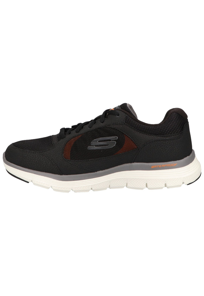 Skechers Sneaker Lederimitat/Mesh Schwarz