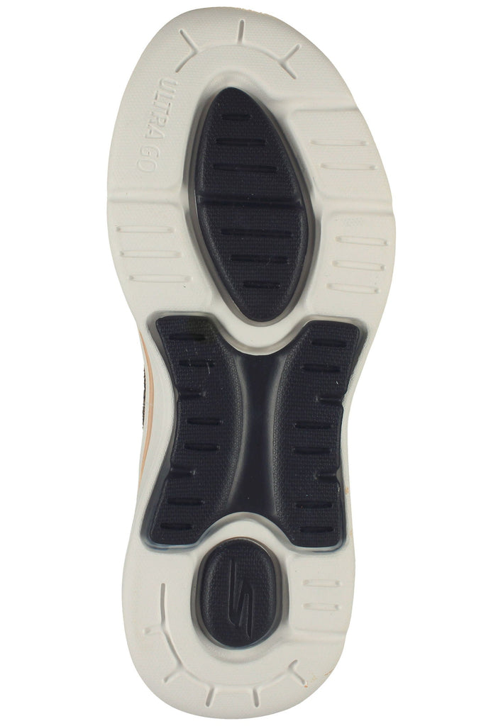 Skechers Sneaker Lederimitat/Mesh Schwarz/Gold