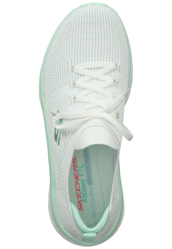 Skechers Sneaker Lederimitat/Mesh Weiß