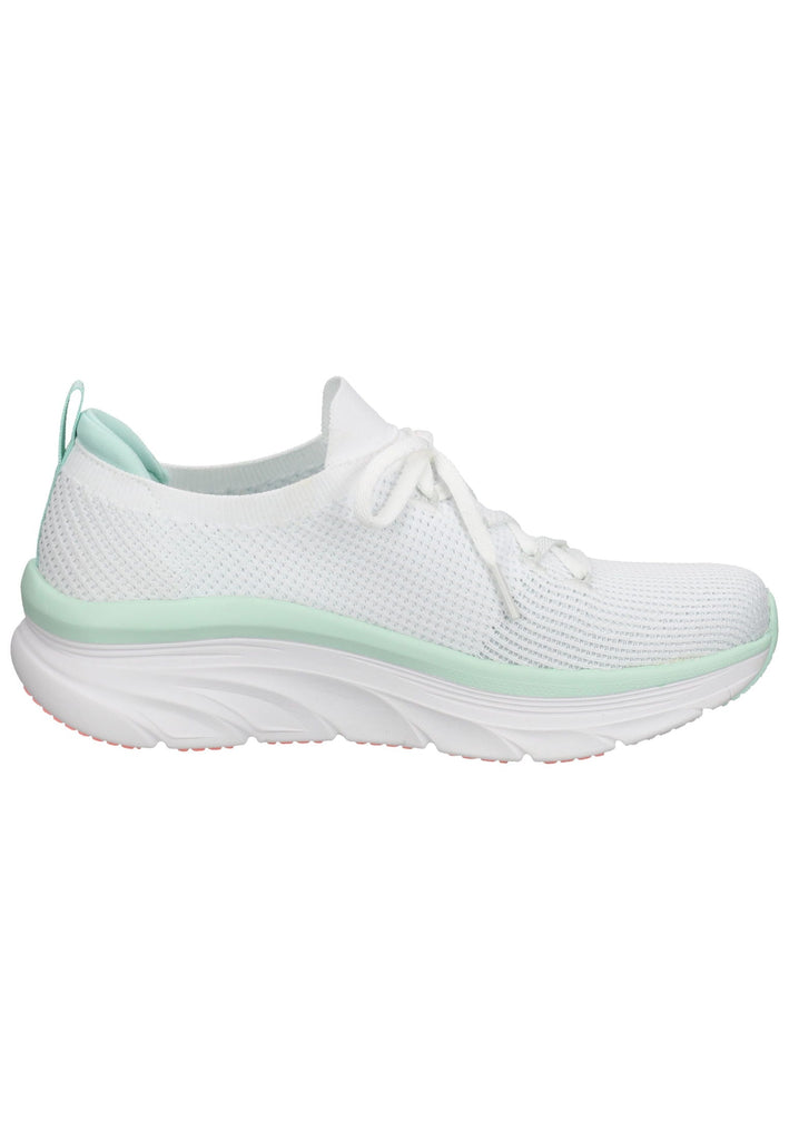 Skechers Sneaker Lederimitat/Mesh Weiß