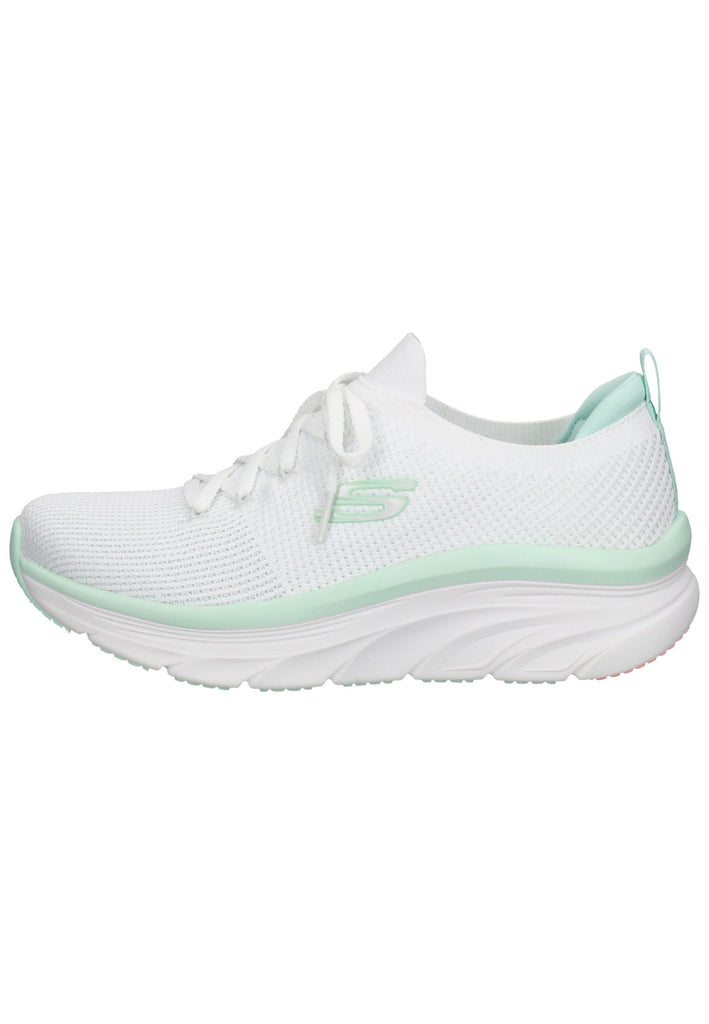 Skechers Sneaker Lederimitat/Mesh Weiß
