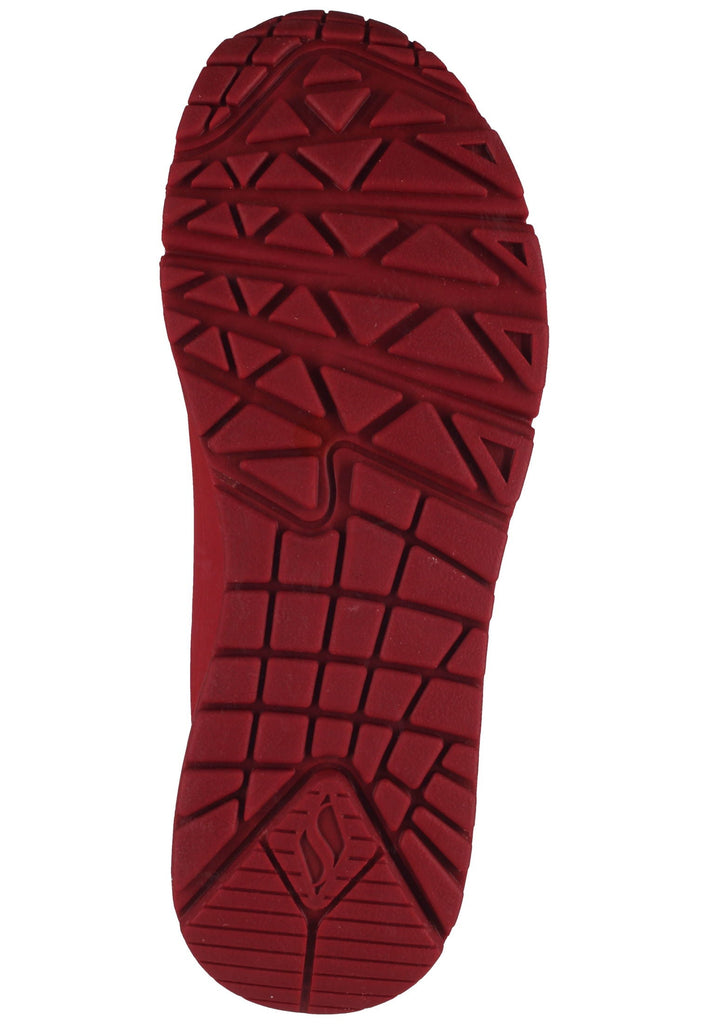 Skechers Sneaker Lederimitat Rot