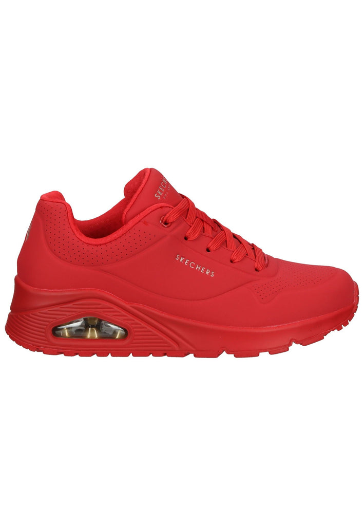 Skechers Sneaker Lederimitat Rot