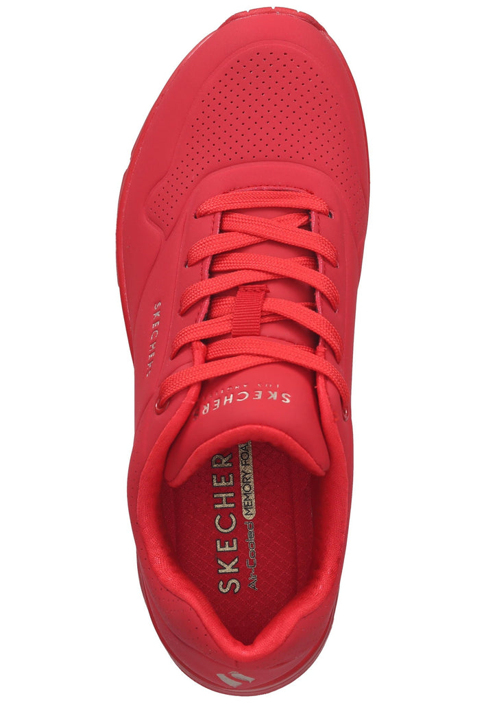Skechers Sneaker Lederimitat Rot