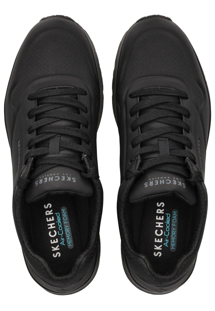 Skechers Sneaker Lederimitat Schwarz