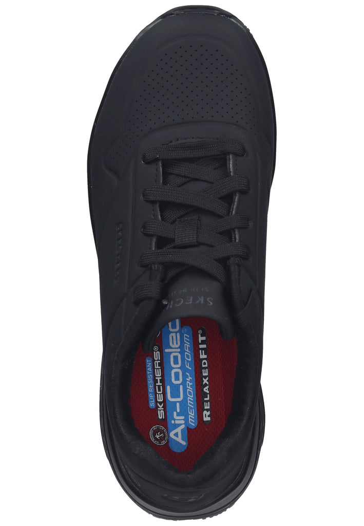 Skechers Sneaker Lederimitat Schwarz