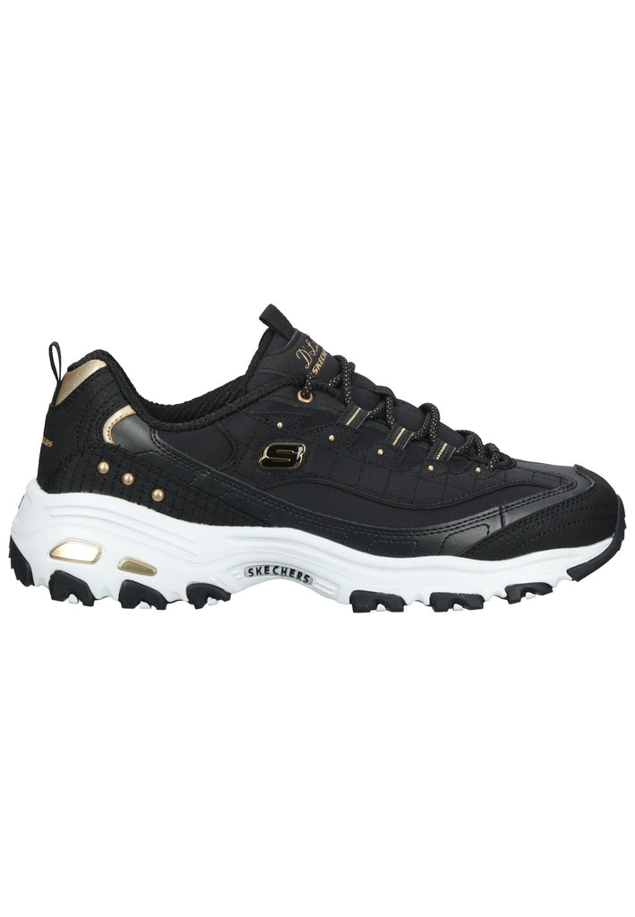 Skechers Sneaker Lederimitat Schwarz