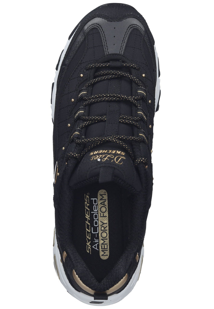 Skechers Sneaker Lederimitat Schwarz