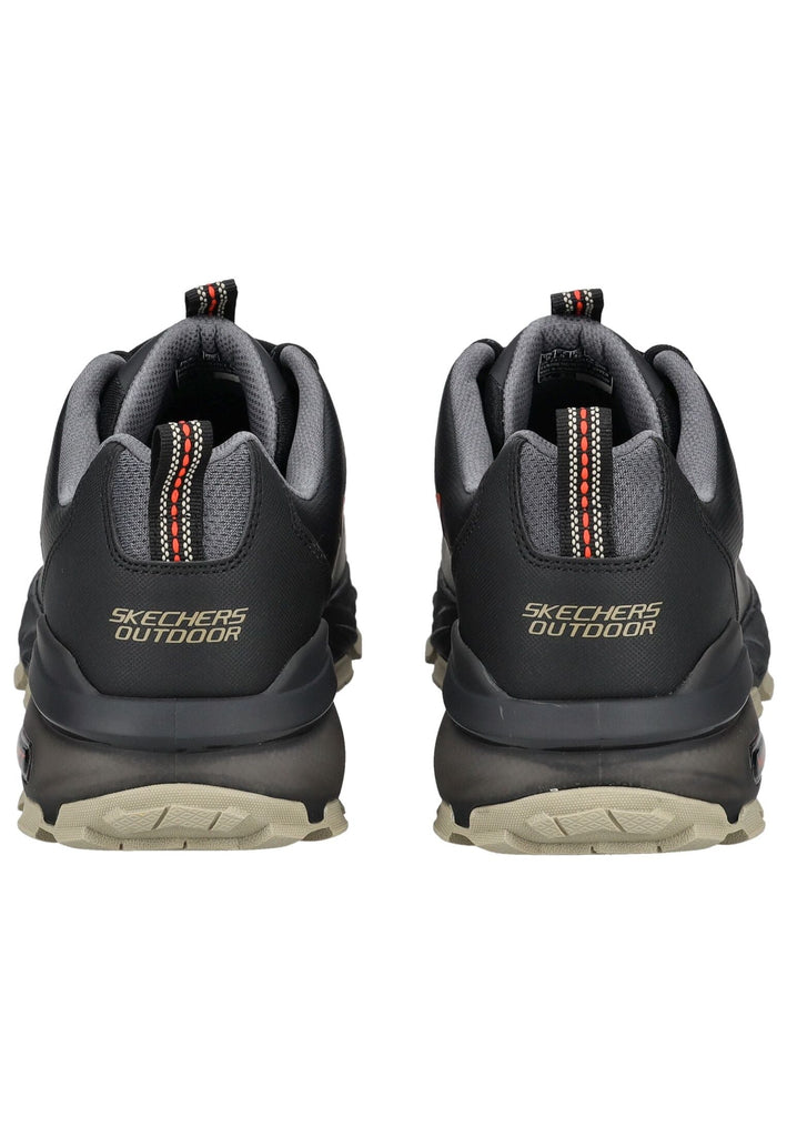 Skechers Sneaker Lederimitat Schwarz/Grau