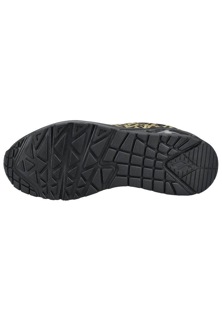 Skechers Sneaker Lederimitat Schwarz Kombi