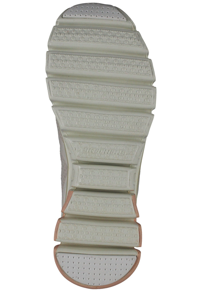 Skechers Sneaker Lederimitat/Textil Beige/Rosa