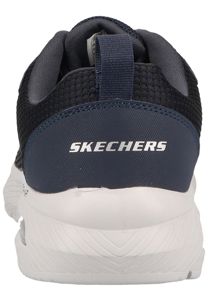 Skechers Sneaker Lederimitat/Textil Blau/Gelb
