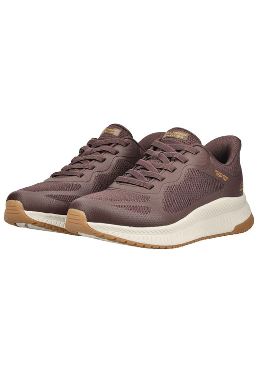Skechers Sneaker Lederimitat/Textil Chocolate