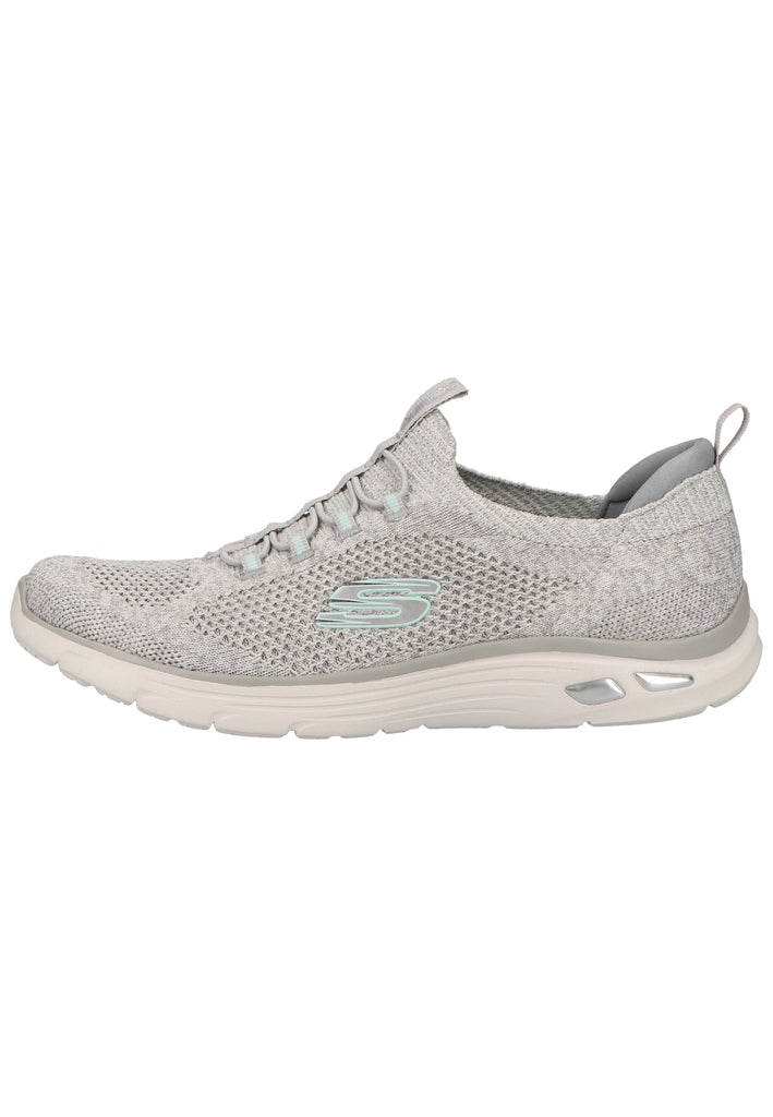 Skechers Sneaker Lederimitat/Textil Grau