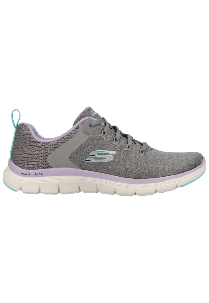 Skechers Sneaker Lederimitat/Textil Grau