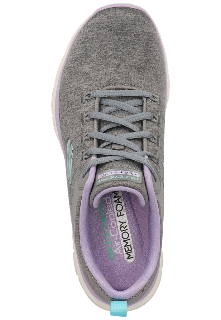 Skechers Sneaker Lederimitat/Textil Grau