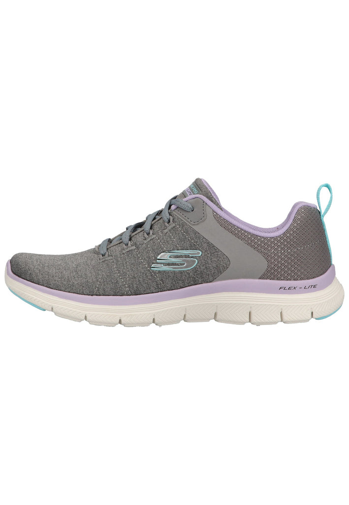 Skechers Sneaker Lederimitat/Textil Grau