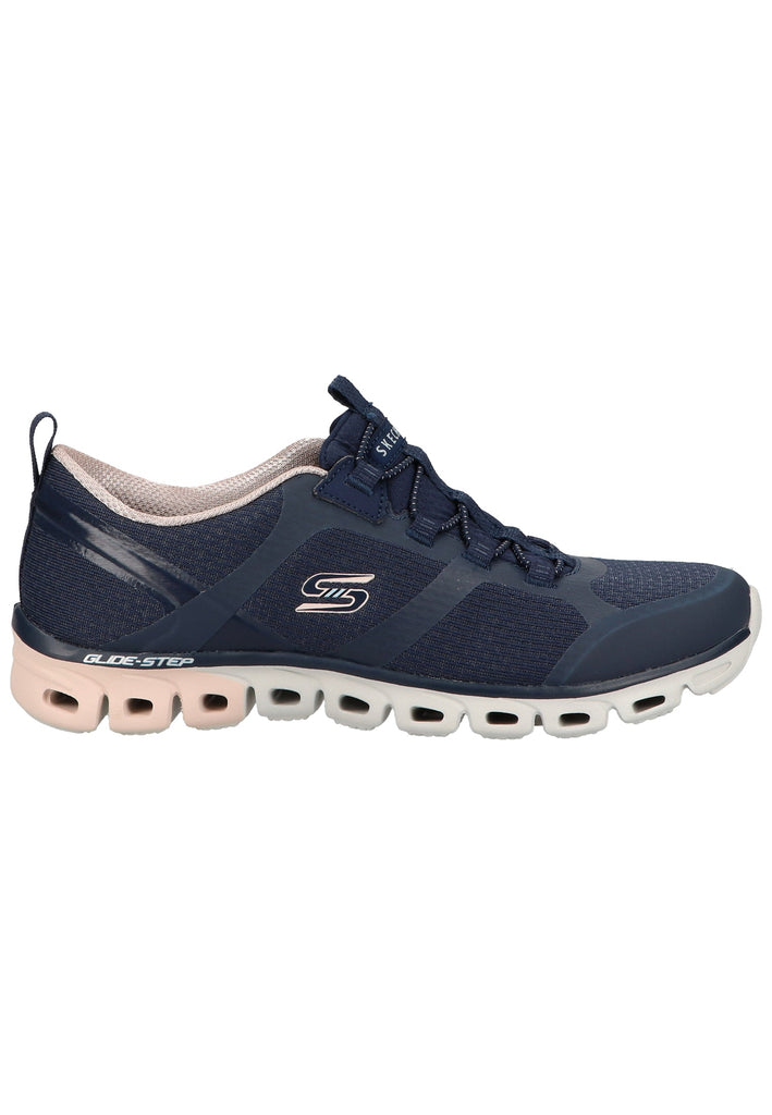 Skechers Sneaker Lederimitat/Textil Navy