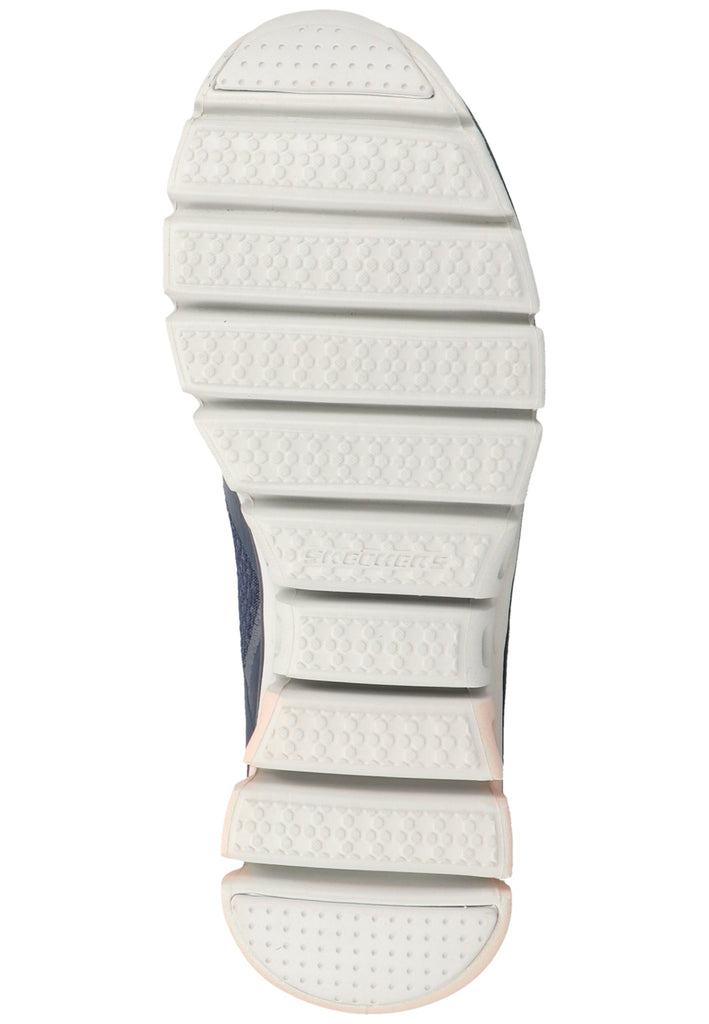 Skechers Sneaker Lederimitat/Textil Navy