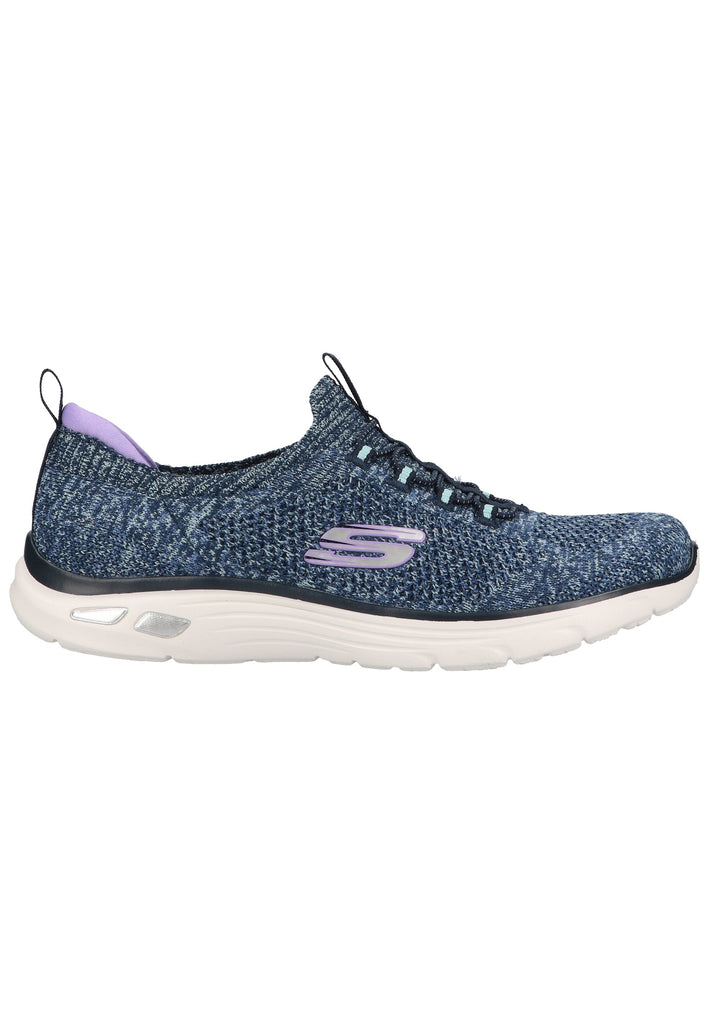 Skechers Sneaker Lederimitat/Textil Navy