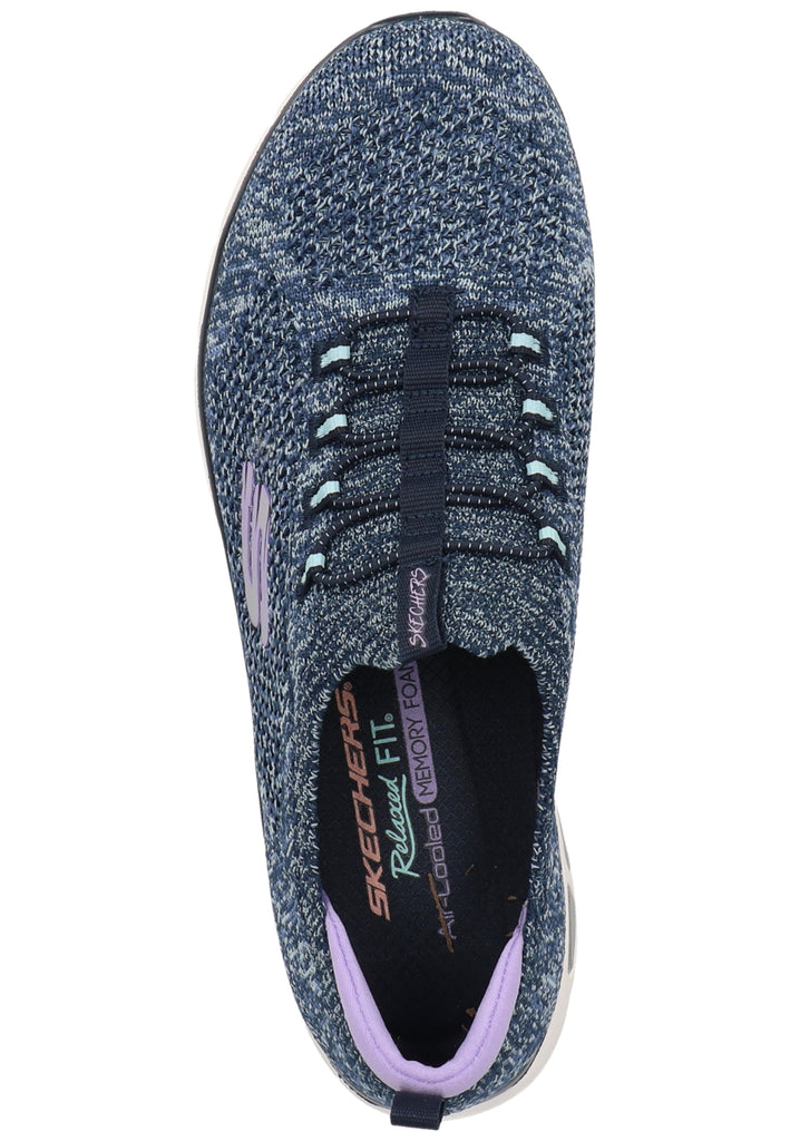 Skechers Sneaker Lederimitat/Textil Navy