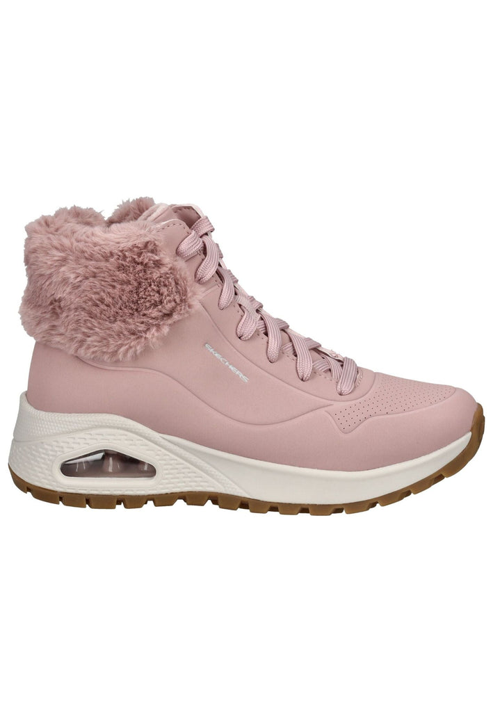 Skechers Sneaker Lederimitat/Textil Pink Warmfutter