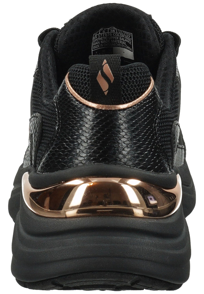 Skechers Sneaker Lederimitat/Textil Schwarz