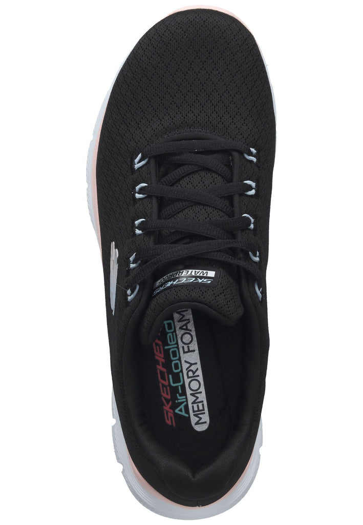 Skechers Sneaker Lederimitat/Textil Schwarz