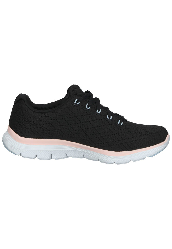 Skechers Sneaker Lederimitat/Textil Schwarz