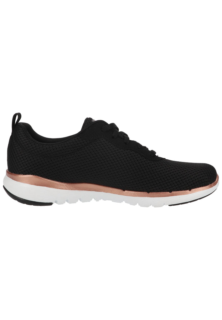 Skechers Sneaker Lederimitat/Textil Schwarz
