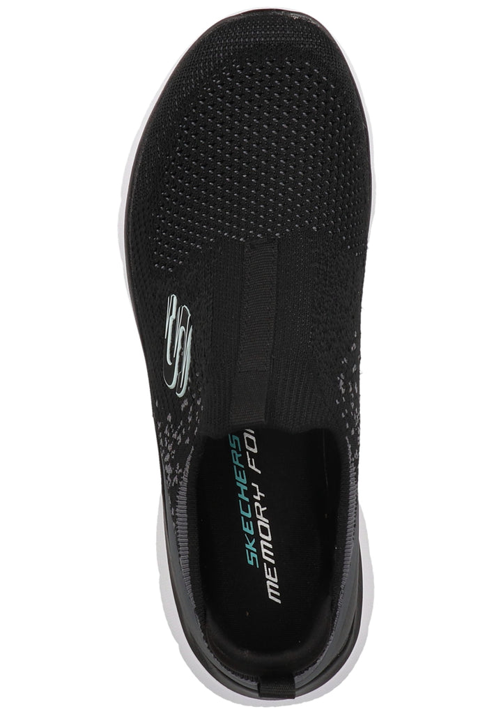 Skechers Sneaker Lederimitat/Textil Schwarz
