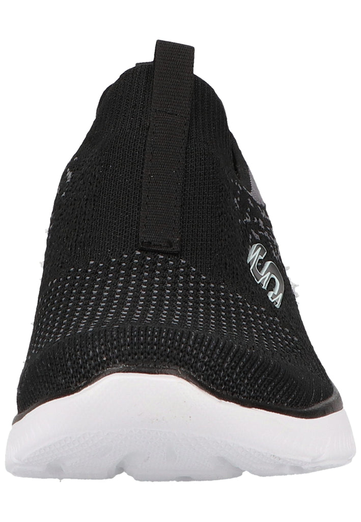 Skechers Sneaker Lederimitat/Textil Schwarz