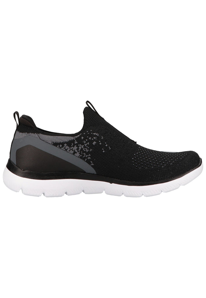 Skechers Sneaker Lederimitat/Textil Schwarz