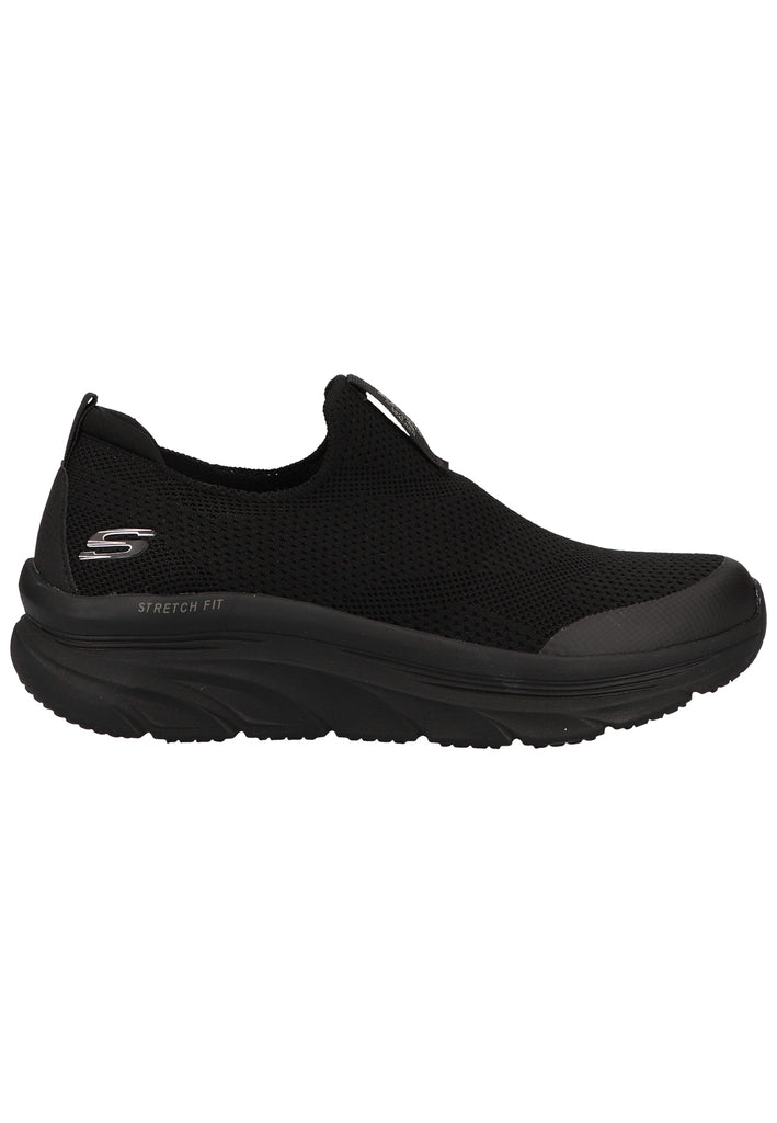 Skechers Sneaker Lederimitat/Textil Schwarz