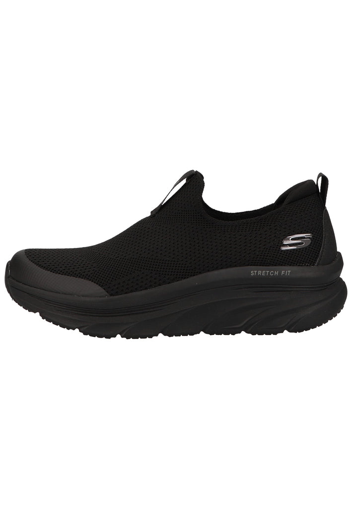 Skechers Sneaker Lederimitat/Textil Schwarz