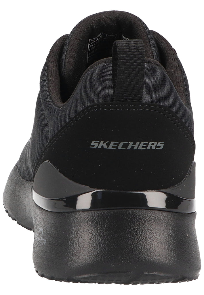 Skechers Sneaker Lederimitat/Textil Schwarz