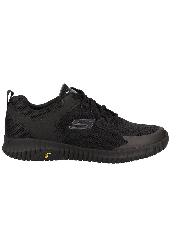 Skechers Sneaker Lederimitat/Textil Schwarz