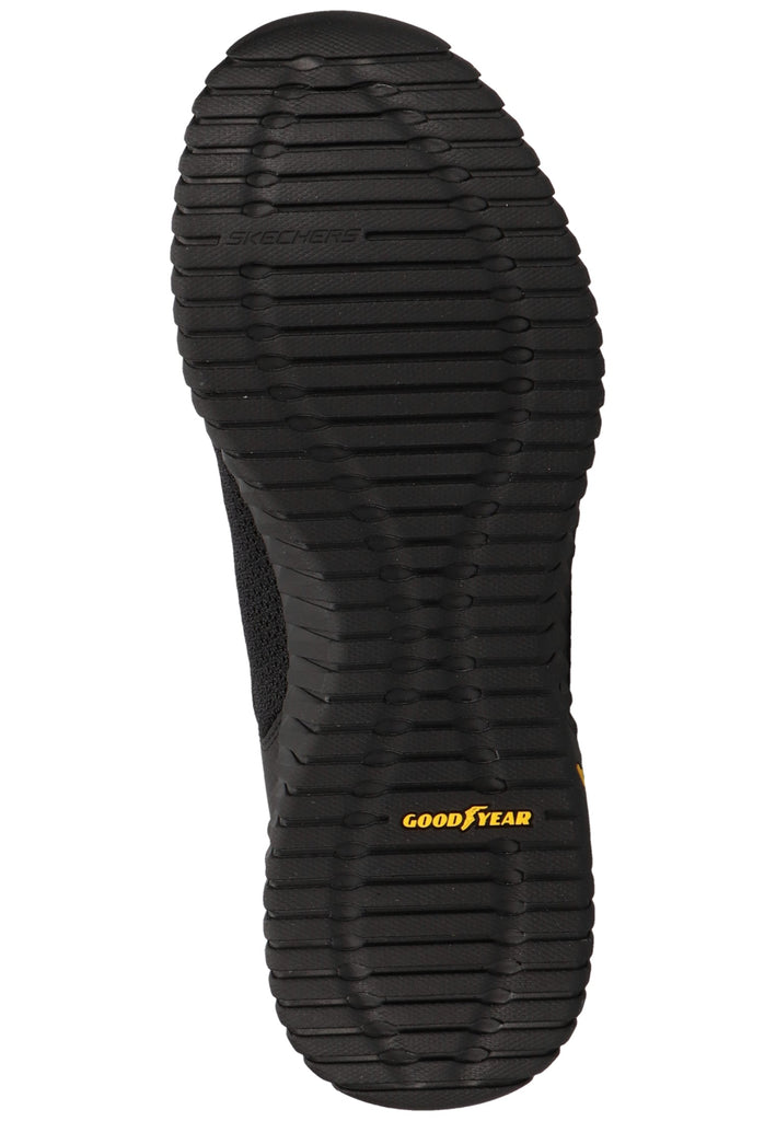 Skechers Sneaker Lederimitat/Textil Schwarz