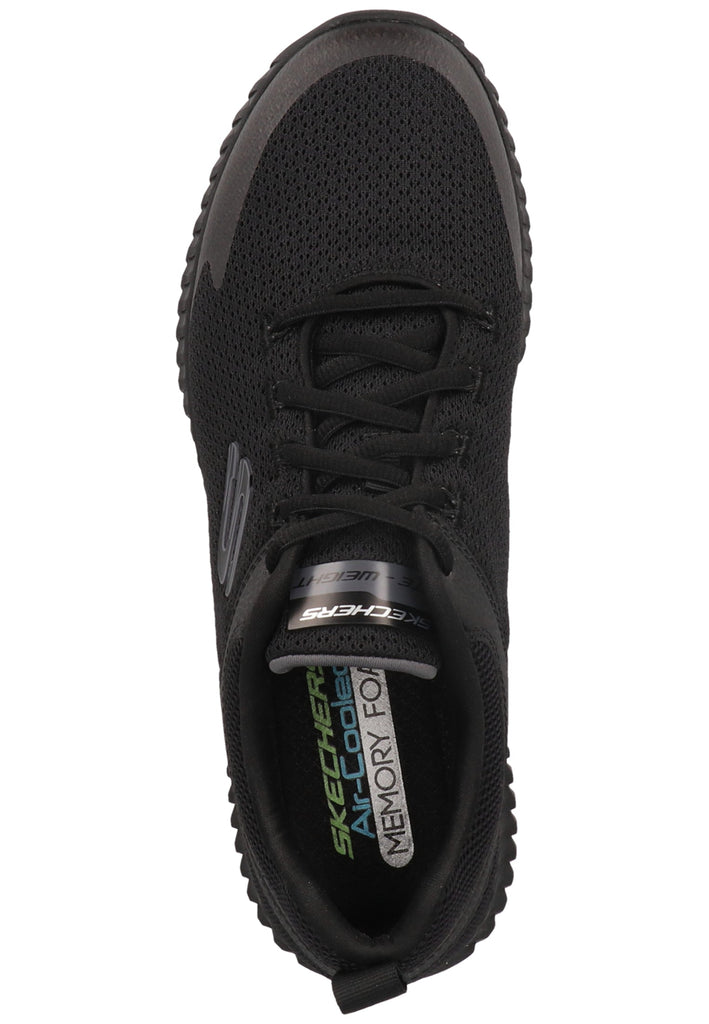 Skechers Sneaker Lederimitat/Textil Schwarz