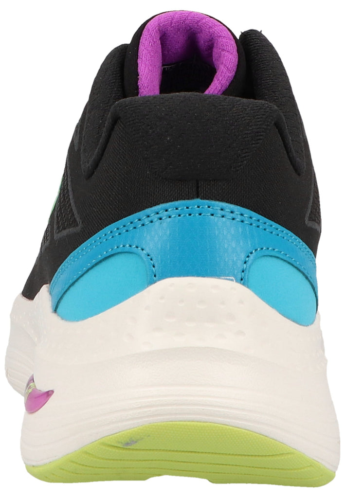 Skechers Sneaker Lederimitat/Textil Schwarz