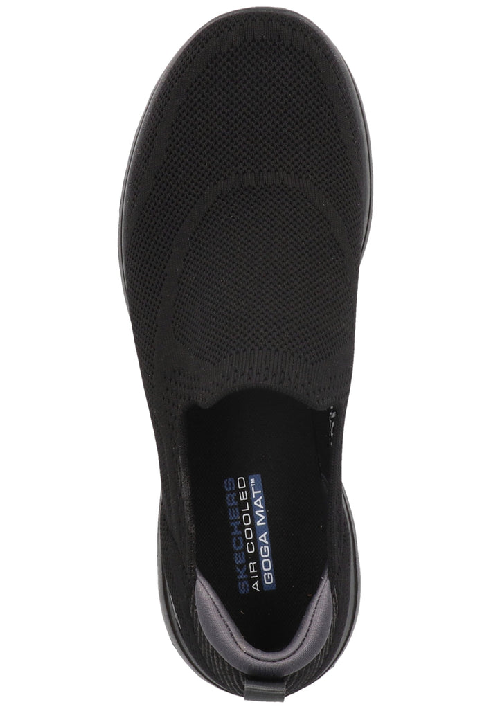 Skechers Sneaker Lederimitat/Textil Schwarz