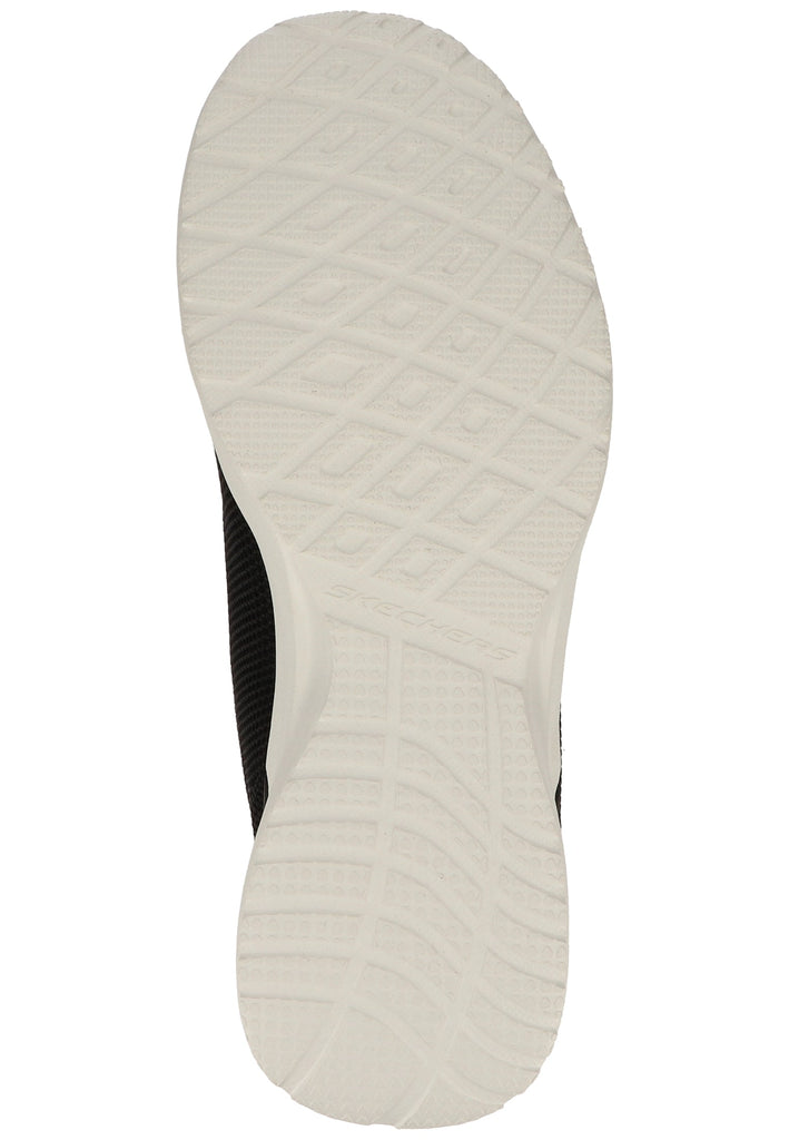 Skechers Sneaker Lederimitat/Textil Schwarz