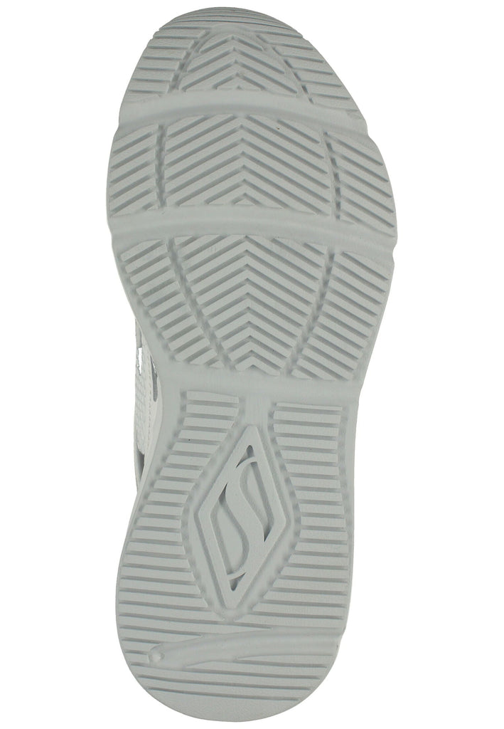 Skechers Sneaker Lederimitat/Textil Weiß