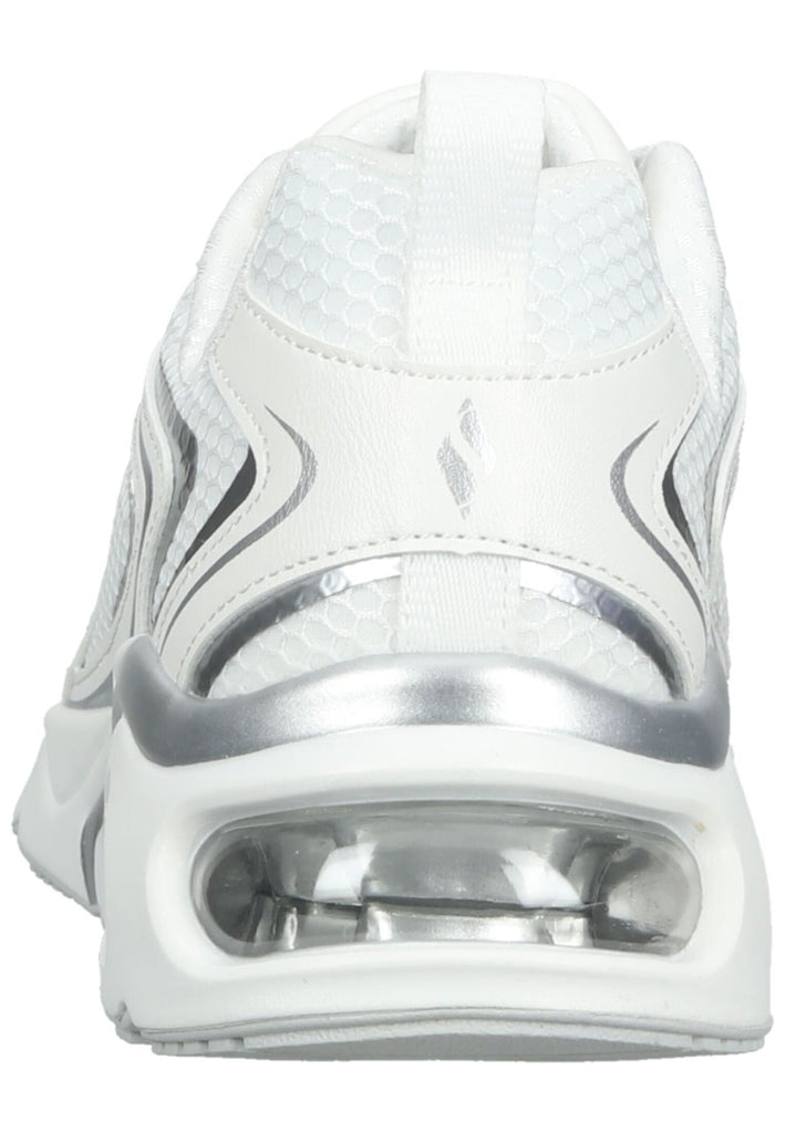 Skechers Sneaker Lederimitat/Textil Weiß